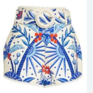 Farm Rio Women's Jungle Chic Belted Shorts